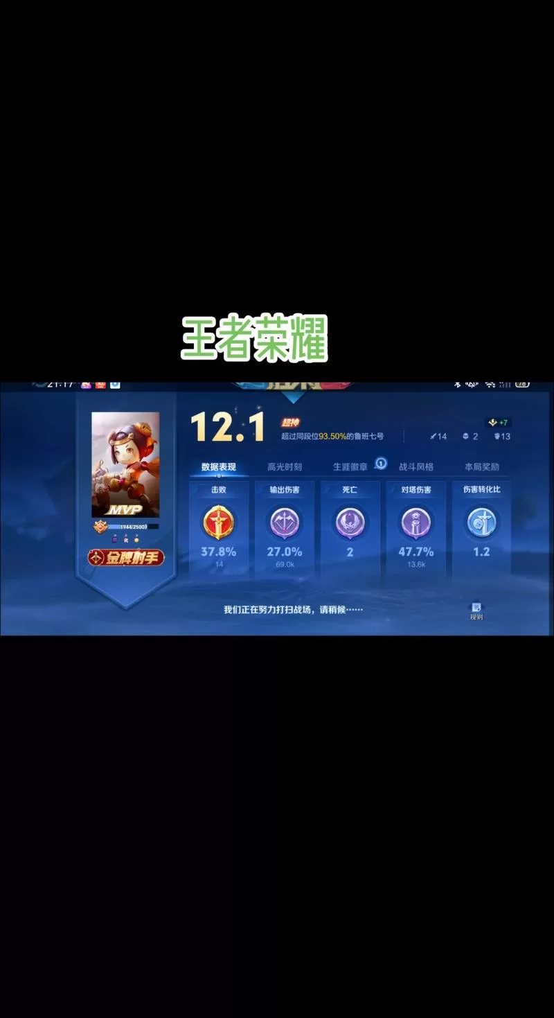 王者荣耀最高评分是多少？大神玩家带你揭秘！