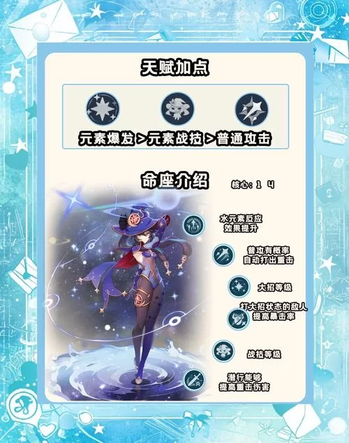 想玩好莫娜？这份莫娜天赋优先升级攻略请收好！