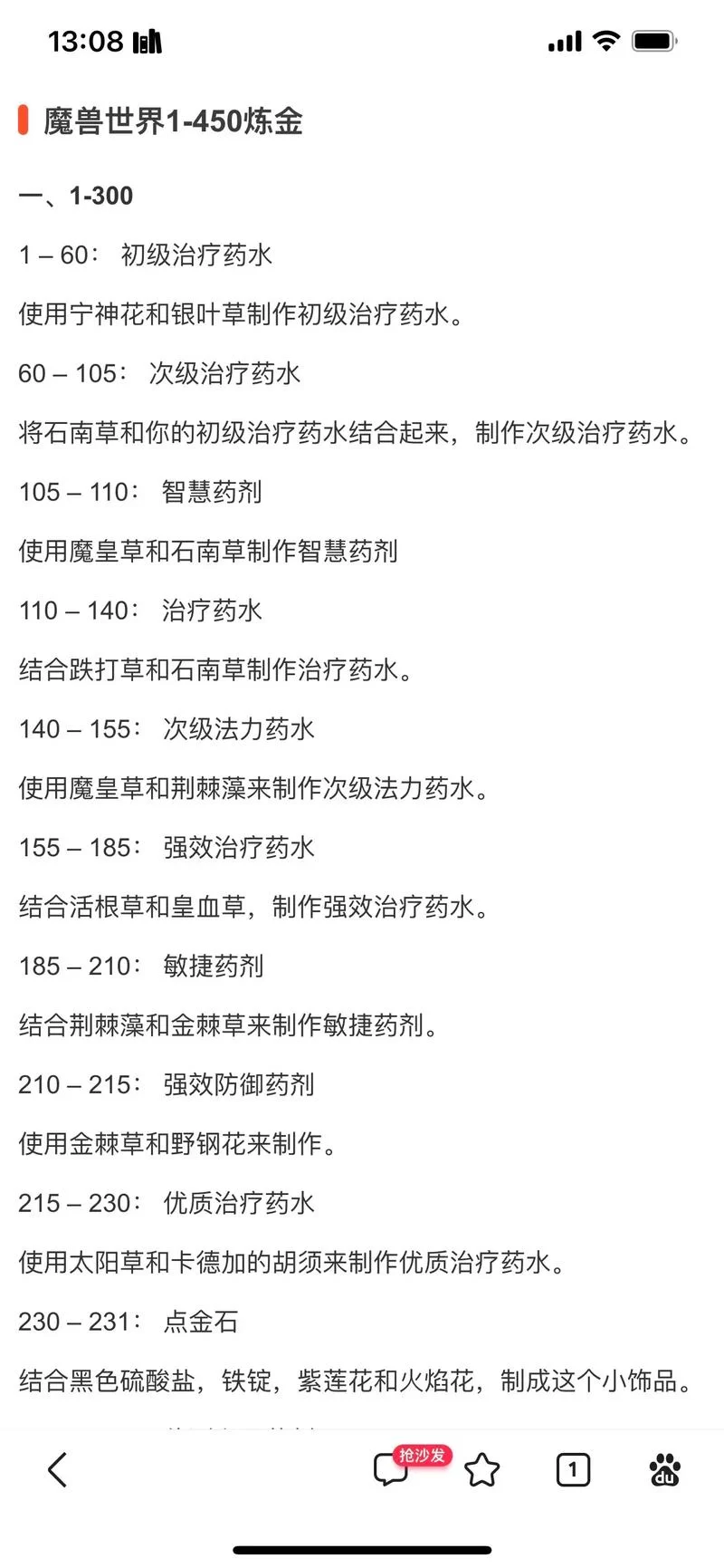 毁灭药水图纸哪里爆？魔兽玩家必看指南