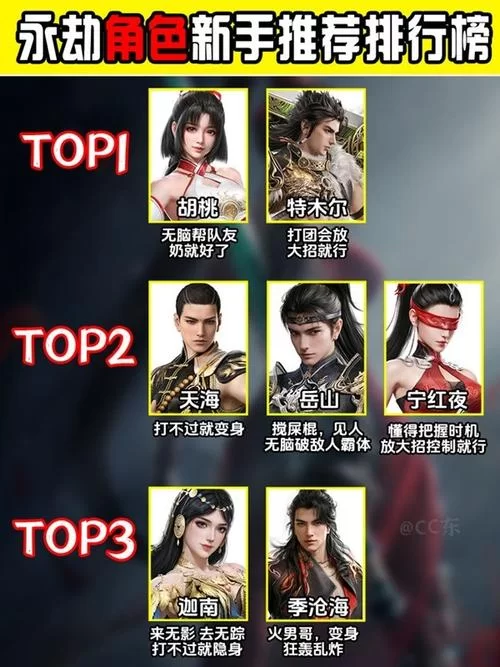 永劫无间新手玩家必看：最适合新手的角色选择指南