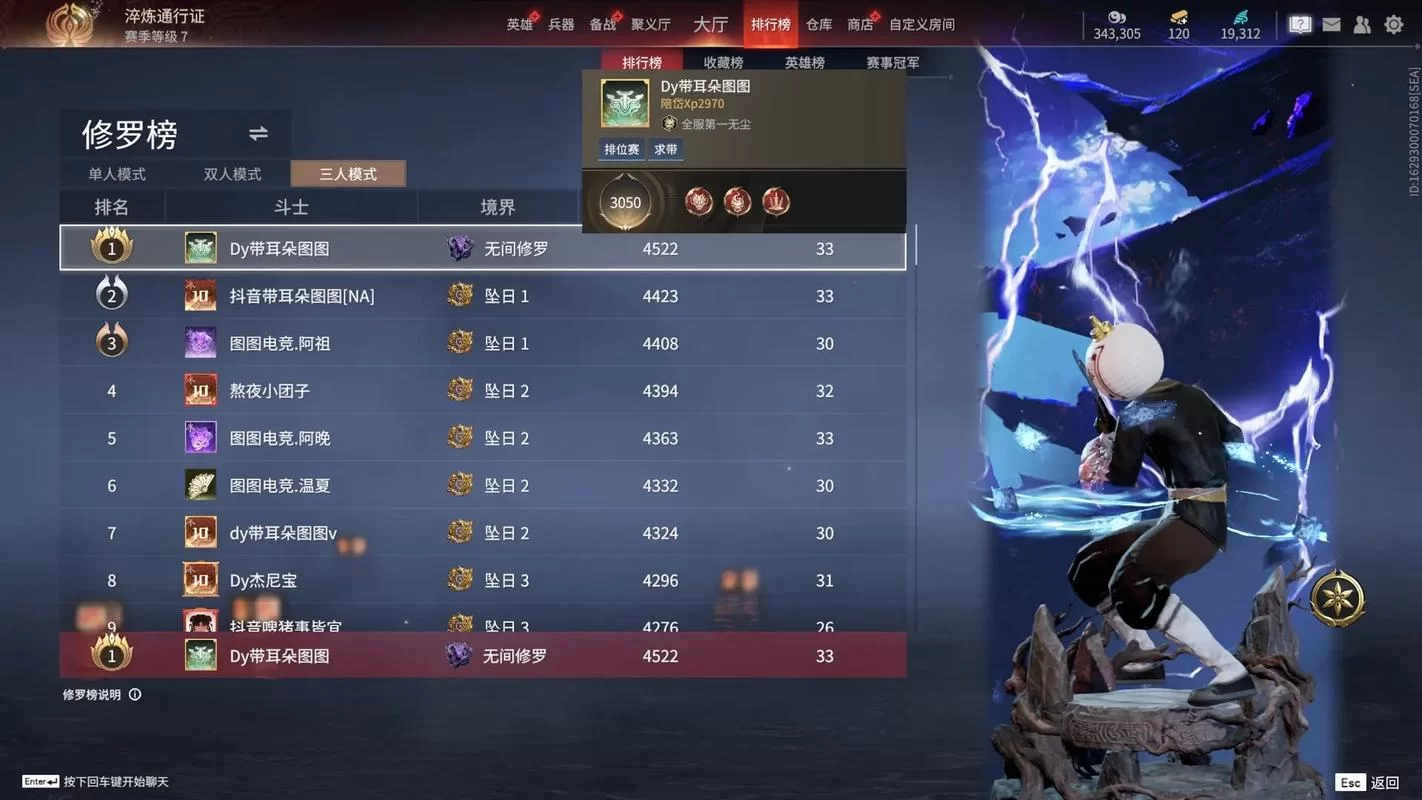 永劫无间最高段位无间修罗详解，积分要求是多少？