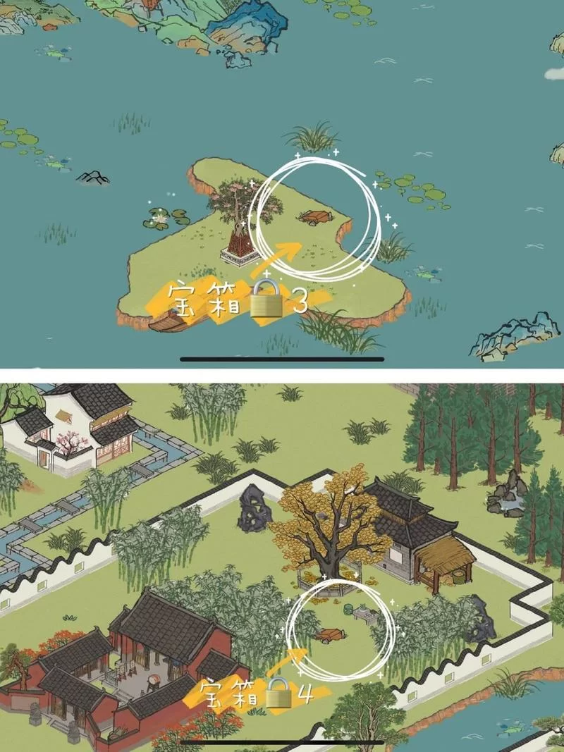 江南百景图长恨歌探险：宝箱钥匙位置完全攻略