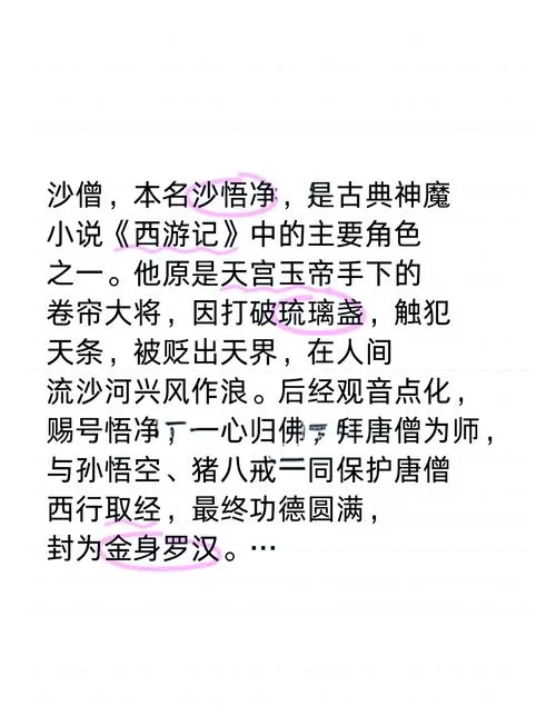 沙和尚挑的担子内容大揭秘：比你想象的还要精彩！