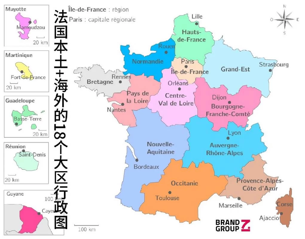 法国省份数量是多少？揭秘法国行政区划的秘密