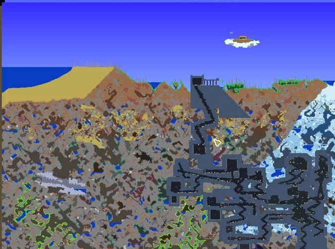 泰拉瑞亚地图合集：各种风格地图任你挑选！