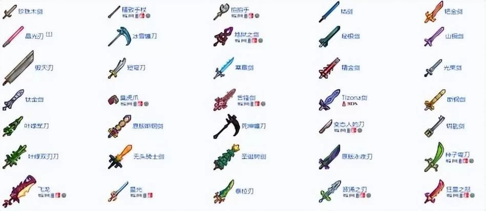 泰拉瑞亚武器品质排行:从入门到毕业武器推荐 泰拉瑞亚武器品质排行:从入门到毕业武器推荐