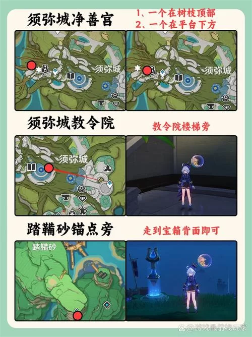 渊下宫地图宝箱分布图：收集全图宝藏秘诀