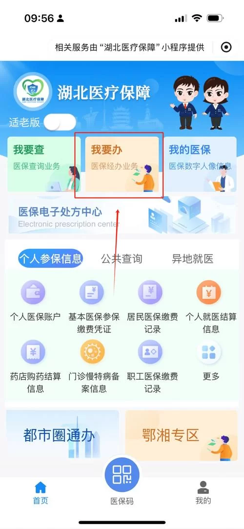 湖北医保公共服务网：一站式医保网上服务大厅