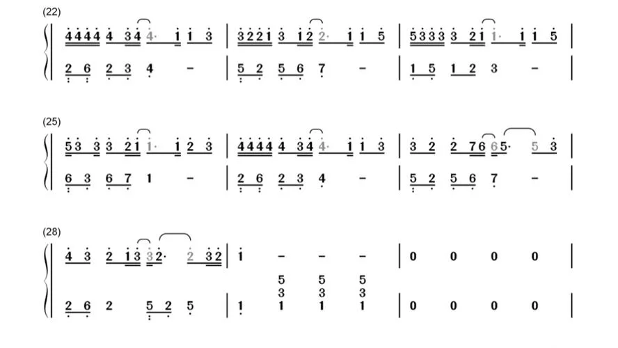 溯钢琴简谱:简单易学版,小白也能弹 溯钢琴简谱:简单易学版,小白也能弹