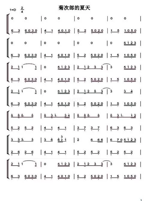 溯钢琴简谱：简单易学版，小白也能弹