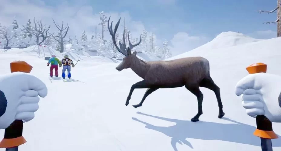 滑雪大冒险：刺激逃生，挑战你的极限反应！