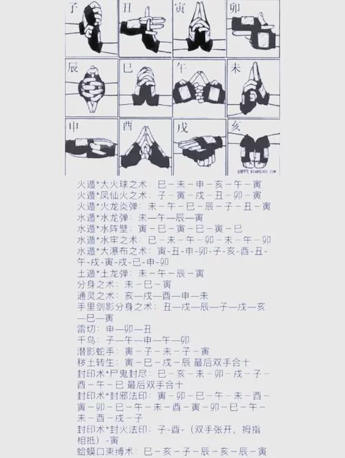 火影结印手势详解：从入门到精通的完整指南