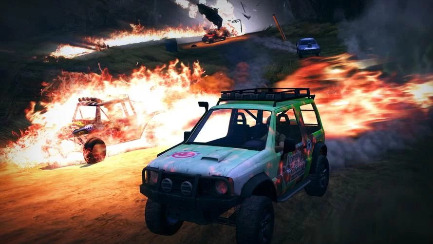 烈火战车游戏：重燃经典赛车激情，体验速度与碰撞