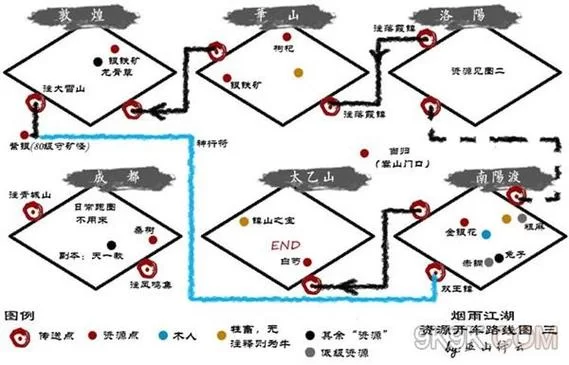 烟雨江湖枸杞位置详解：华山采集点及药铺坐标