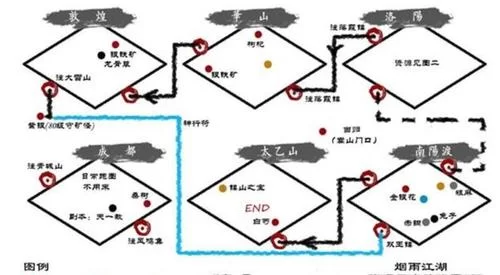 烟雨江湖黑铁矿坐标大全：快速获取黑铁矿石的秘诀