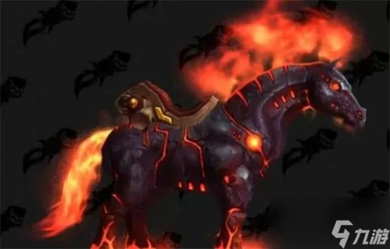 烬鬃战马坐骑外观展示：炫酷火焰鬃毛太吸睛！