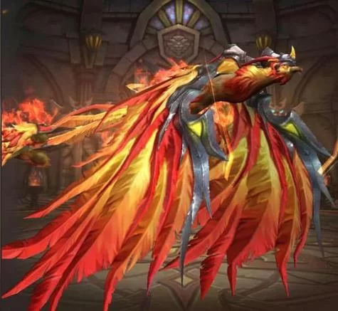 烬鬃战马坐骑外观展示：炫酷火焰鬃毛太吸睛！