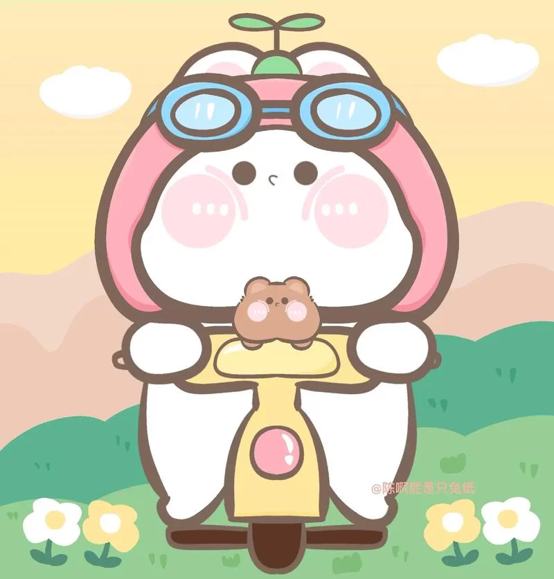 独家分享：超萌Q版一人一半情头，绝不会撞款！