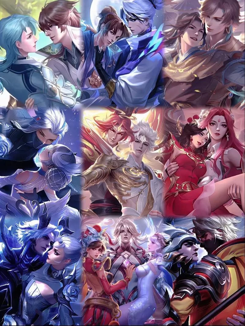 王者荣耀CP情侣英雄大全：甜蜜来袭，速来围观！