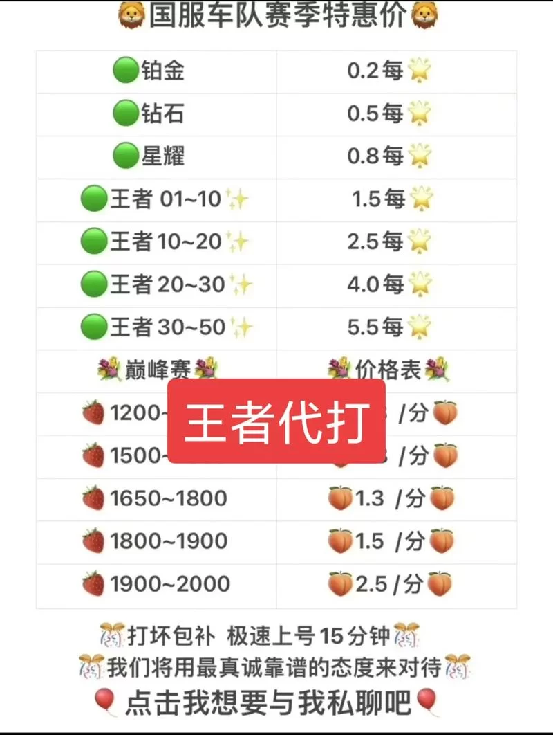 王者荣耀代打平台接单：专业代练，高效率完成订单
