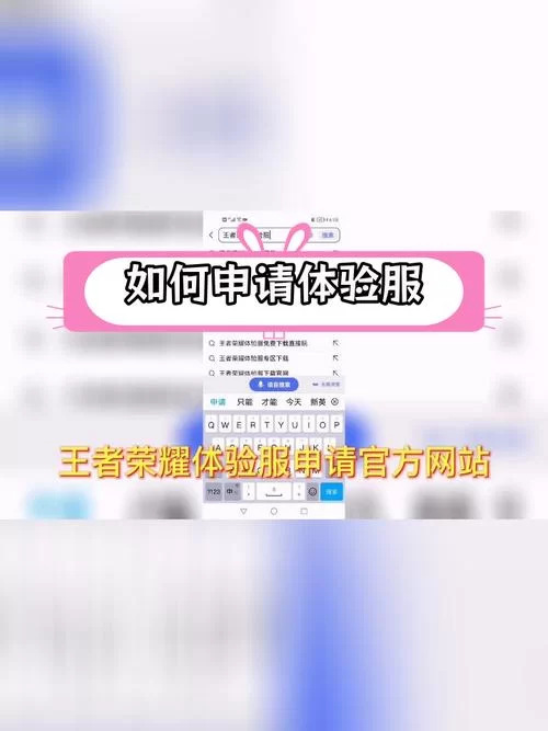 王者荣耀体验服官网入口在哪？快速申请体验服资格！