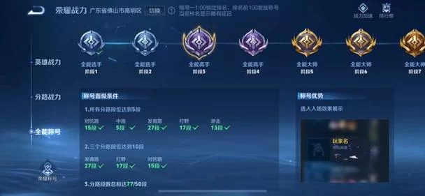 王者荣耀全能选手称号获取条件详解，轻松变身全能大神