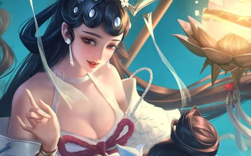 王者荣耀大乔白蛇去掉所有服装：大胆还原！