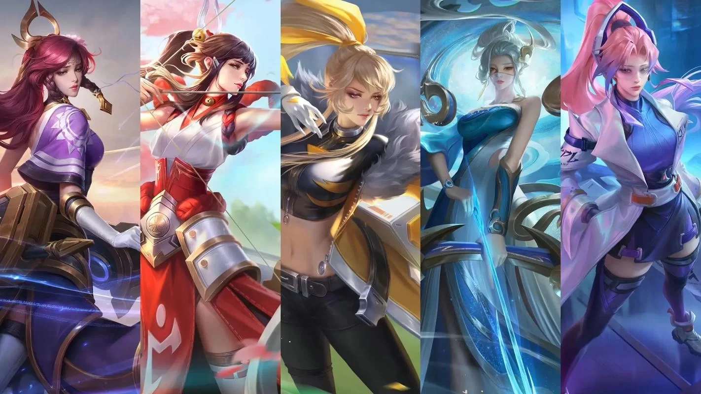 王者荣耀最美女英雄图片合集，让你一饱眼福