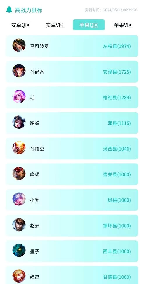 王者荣耀级别对照表：轻松查看每个段位的具体排名