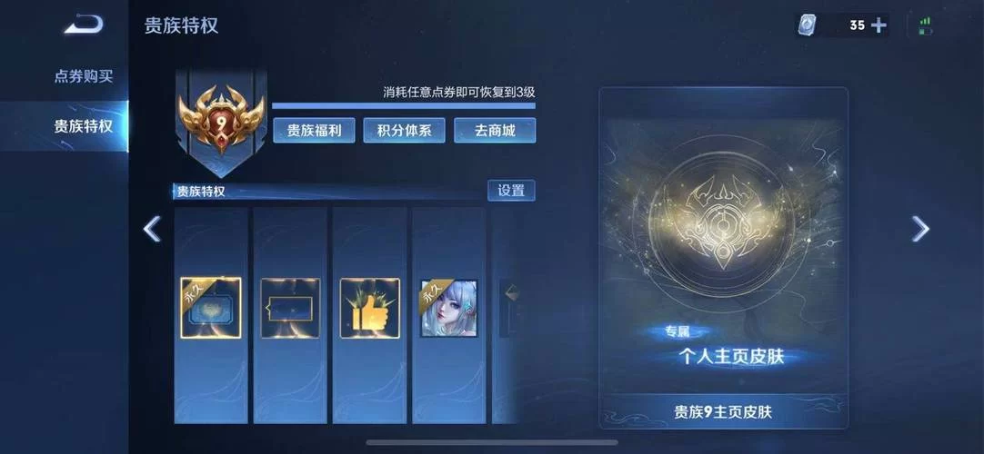 王者荣耀贵族等级详解：所有等级特权一览