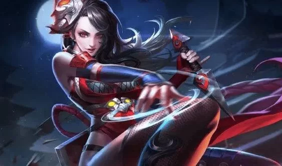 王者荣耀阿轲图片合集：感受刺客女王的冷艳