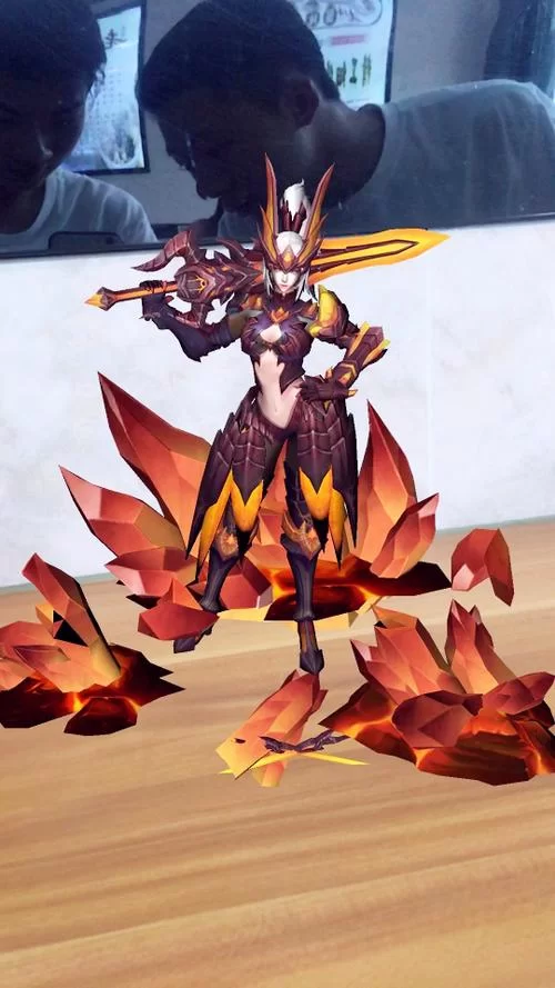 王者荣耀：花木兰水晶猎龙者服装全删模型