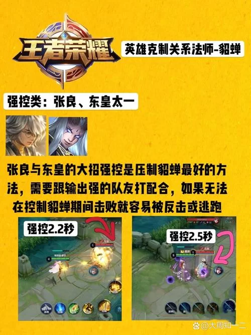 王者荣耀：谁克制貂蝉？这几个英雄轻松制霸！