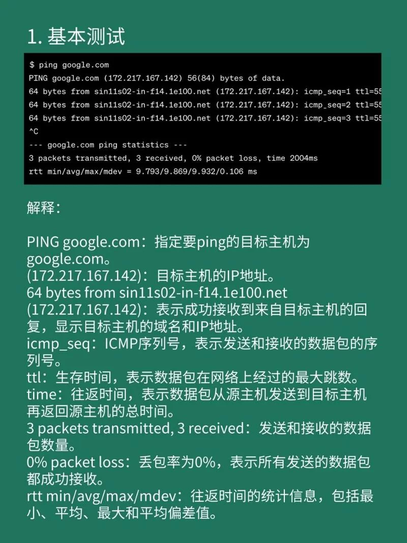 电脑ping命令详解：新手也能轻松学会网络测试