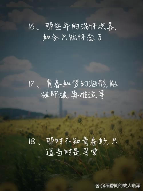 疑是故人来：青春年华，那些难忘的瞬间