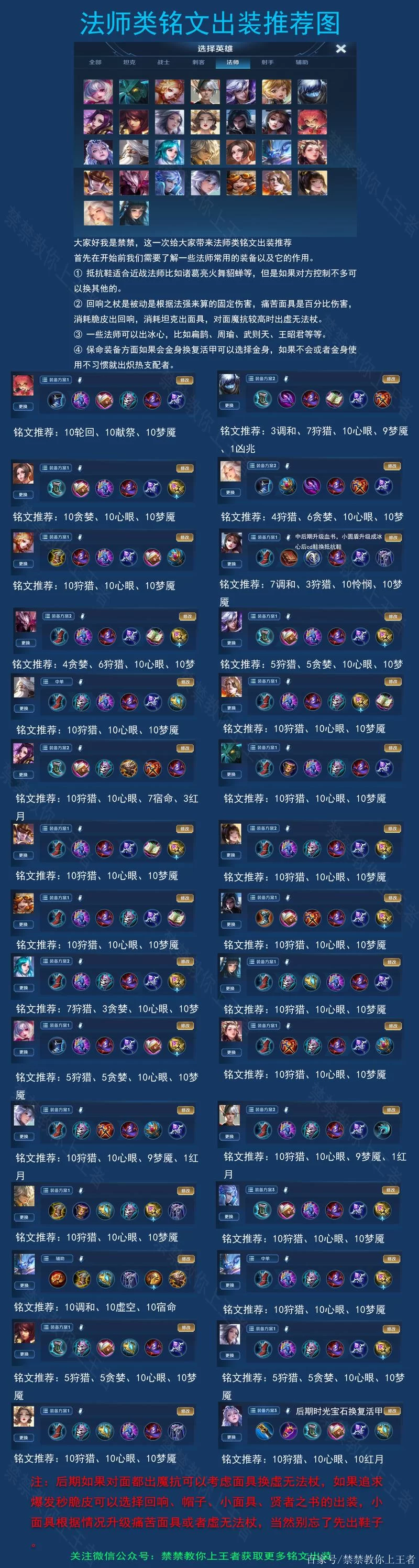 百分百通用法师铭文：所有法师都能用