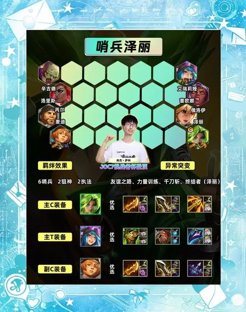百战百胜！金铲铲泽丽最优出装及实战技巧详解