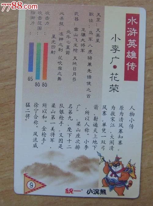 百步穿杨花荣：揭秘梁山好汉小李广的绰号故事