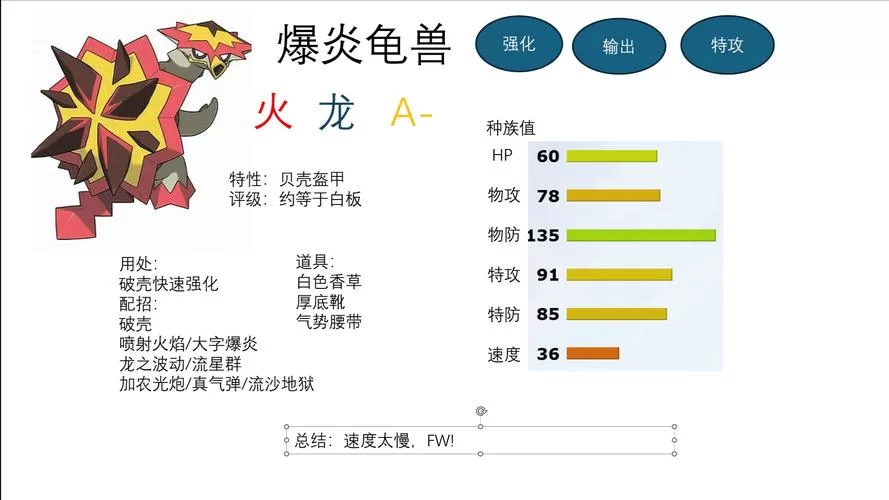 神奇宝贝炎帝深度剖析：特性技能及战斗技巧