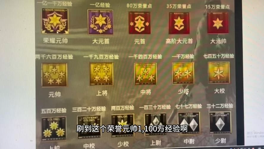 穿越火线军衔晋升攻略：快速升级，成为游戏高手