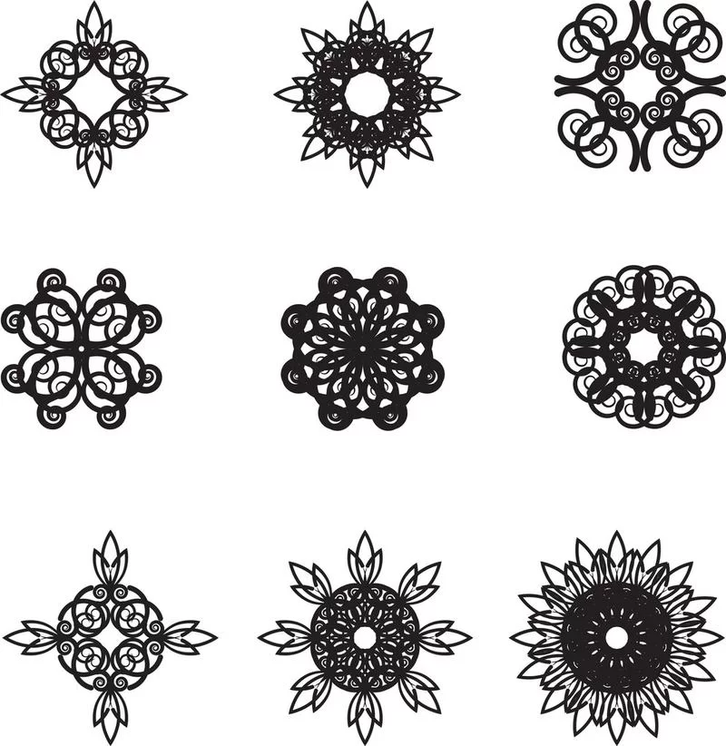 精选花朵符号合集：聊天装饰必备，超多花朵图案