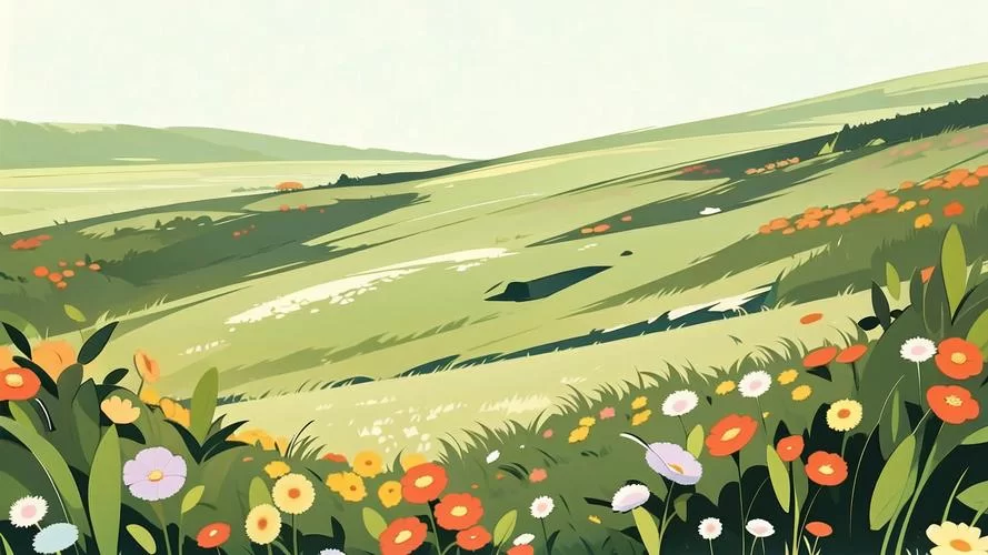 精选草地背景图，适用于各种设计场景！