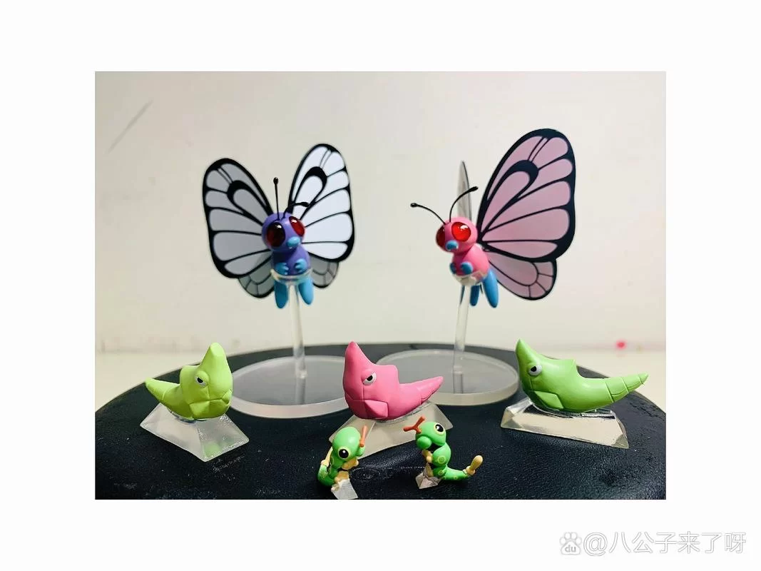 绿毛虫进化顺序图解：铁甲蛹到巴大蝶，完整进化过程