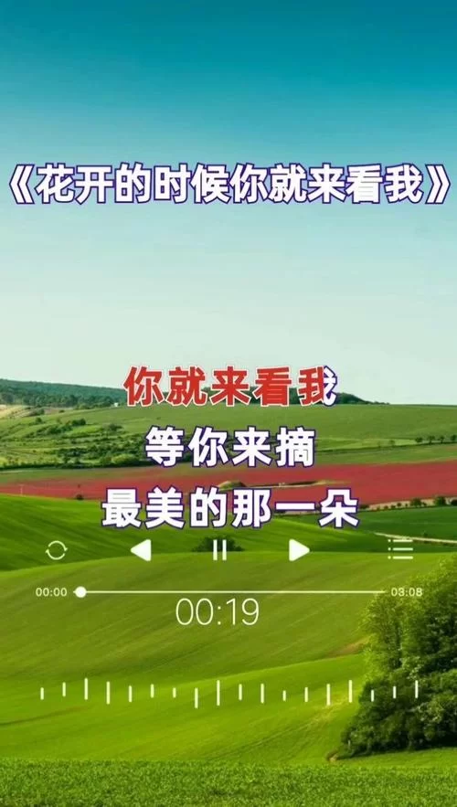 花开的时候你就来看我，有哪些经典续句值得推荐？