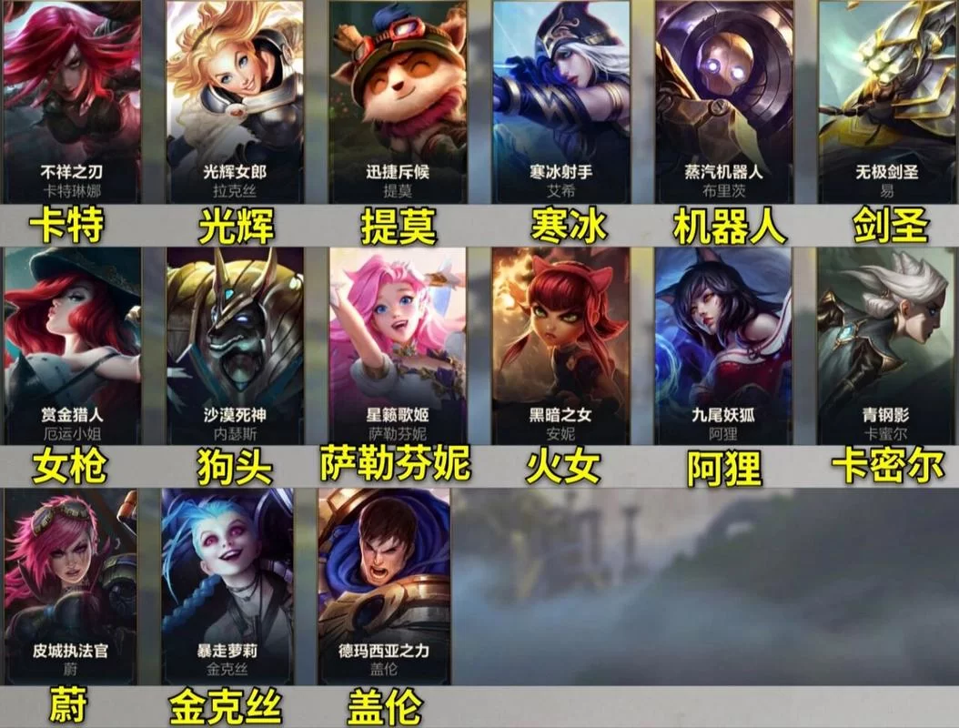 英雄联盟人物角色大全：带你认识所有LOL英雄及其故事