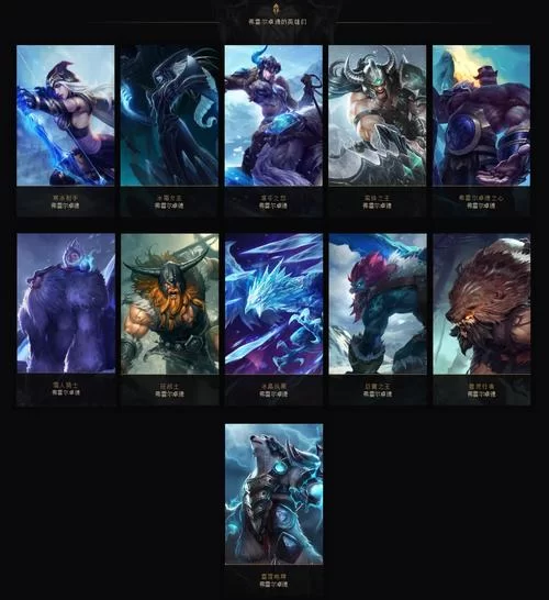 英雄联盟人物角色大全：带你认识所有LOL英雄及其故事