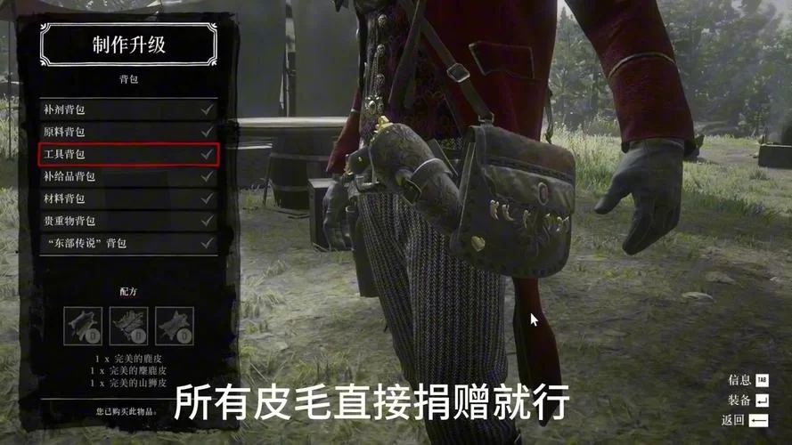 荒野大镖客2背包不够用？扩充背包容量的实用技巧