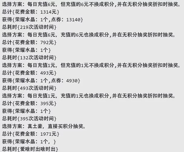 荣耀水晶幸运值多少必出？详解保底机制及概率