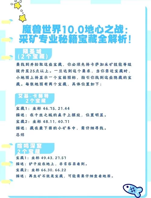 萨隆矿坑任务全解：高效完成所有挑战