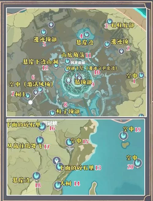 蒙德地灵笼位置详解：图文攻略助你轻松收集